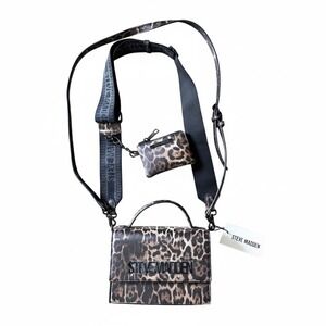 Steve Madden Small Leopard Handbag Purse NWT